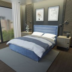 Кровать Тиана Решетка+ПМ (1600) *БЕЗ ДНА в Миассе - miass.mebel24.online | фото