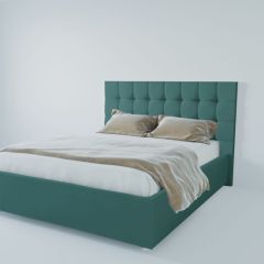 Кровать Венеция с ПМ 900 (велюр бирюзовый) в Миассе - miass.mebel24.online | фото 2