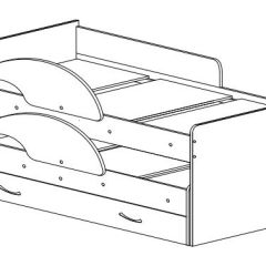 Кровать выкатная Радуга (Матрешка) 800*1600/1650 в Миассе - miass.mebel24.online | фото 15