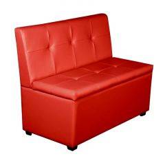 Кухонный диван Уют-1 (1000) Красный в Миассе - miass.mebel24.online | фото