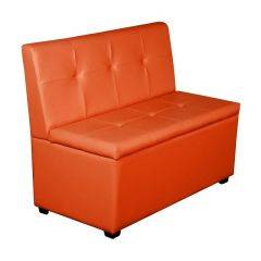 Кухонный диван Уют-1 (1000) Оранжевый в Миассе - miass.mebel24.online | фото 1