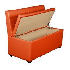 Кухонный диван Уют-1 (1000) Оранжевый в Миассе - miass.mebel24.online | фото 2