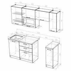 Кухонный гарнитур Инна ультра 2000 в Миассе - miass.mebel24.online | фото 4