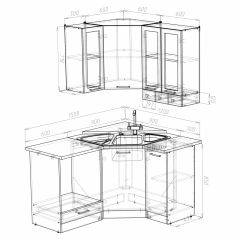 Кухонный гарнитур Лира литл 1500*1200 в Миассе - miass.mebel24.online | фото 3