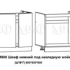 ЛИЗА-2 Кухонный гарнитур 1,6 Белый глянец холодный в Миассе - miass.mebel24.online | фото 6