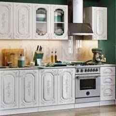 ЛИЗА-2 Кухонный гарнитур 1,8 Белый глянец холодный в Миассе - miass.mebel24.online | фото