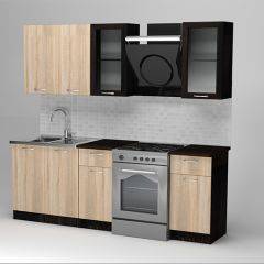 Кухонный гарнитур Сабрина стандарт 1600 в Миассе - miass.mebel24.online | фото