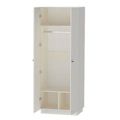 Квадро ШК-1 Шкаф 2дв (ЛДСП миндаль) в Миассе - miass.mebel24.online | фото 2