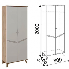 Лимба (гостиная) М01 Шкаф (2 двери) в Миассе - miass.mebel24.online | фото
