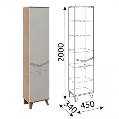 Лимба (гостиная) М03 Пенал в Миассе - miass.mebel24.online | фото