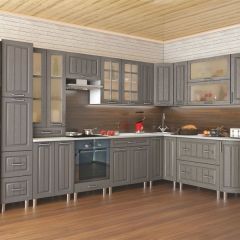 Модульная кухня Луксор клен серый в Миассе - miass.mebel24.online | фото 2