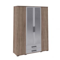 Модульная Спальня Соната (Белый/Дуб Крафт Золотой) в Миассе - miass.mebel24.online | фото 7