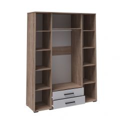 Модульная Спальня Соната (Белый/Дуб Крафт Золотой) в Миассе - miass.mebel24.online | фото 8