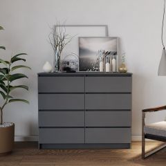 МОРИ МК 1200.8 Комод (графит) в Миассе - miass.mebel24.online | фото