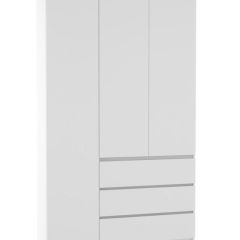 МОРИ МШ 1200.1 Шкаф (белый) в Миассе - miass.mebel24.online | фото 2