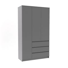 МОРИ МШ 1200.1 Шкаф (графит) в Миассе - miass.mebel24.online | фото 2