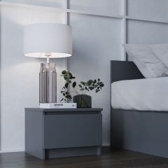 МОРИ ТПМ 400.1 Тумба прикроватная (графит) в Миассе - miass.mebel24.online | фото