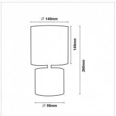 Настольная лампа декоративная Lucide Greasby 47502/81/38 в Миассе - miass.mebel24.online | фото 4