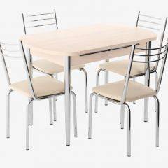 Комплект Вегас (стол+4 стула) в Миассе - miass.mebel24.online | фото 1
