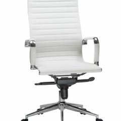 Офисное кресло для руководителей DOBRIN CLARK LMR-101F белый в Миассе - miass.mebel24.online | фото 2