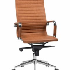 Офисное кресло для руководителей DOBRIN CLARK LMR-101F светло-коричневый №321 в Миассе - miass.mebel24.online | фото 1