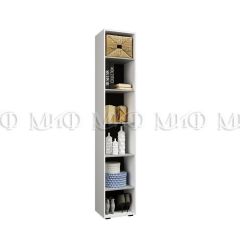 НЭНСИ NEW Пенал 500 (Белый глянец холодный/Белый) в Миассе - miass.mebel24.online | фото 2