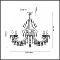 Подвесная люстра Odeon Light Versia 4977/10 в Миассе - miass.mebel24.online | фото 5