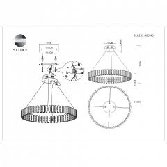 Подвесная люстра ST-Luce Estense SL6203.403.40 в Миассе - miass.mebel24.online | фото 5