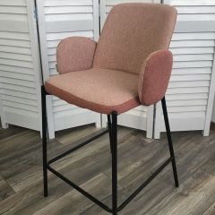 Полубарный стул NYX (H=65cm) VF109 розовый / VF110 брусничный М-City в Миассе - miass.mebel24.online | фото