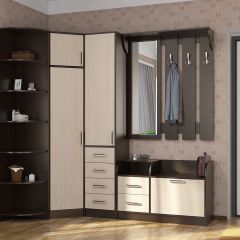Прихожая ДИАНА-4 сек №29 (Венге/Дуб молочный) в Миассе - miass.mebel24.online | фото 3