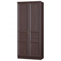 Шкаф для одежды 2-дверный Лира №56 Дуб нортон темный в Миассе - miass.mebel24.online | фото