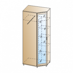 Прихожая Мелисса композиция 10 (Ясень Асахи) в Миассе - miass.mebel24.online | фото 6