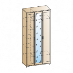 Прихожая Мелисса композиция 2 (Ясень Асахи) в Миассе - miass.mebel24.online | фото 2