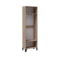 Прихожая Витра Шкаф платяной (Белый/Дуб сонома) в Миассе - miass.mebel24.online | фото 2