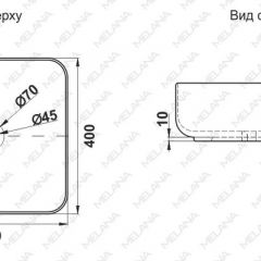 Раковина MELANA MLN-78110 в Миассе - miass.mebel24.online | фото 2