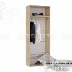 ФЛАЙ Шкаф 2-х створчатый ШК-04 (дуб сонома/белый) в Миассе - miass.mebel24.online | фото 4