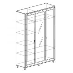 Шкаф 3-дверный с зеркалом №361 Афины в Миассе - miass.mebel24.online | фото 2