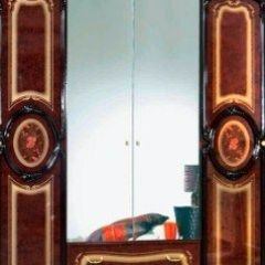 Шкаф 4-х дверный с зеркалами (01.144) Роза (могано) в Миассе - miass.mebel24.online | фото