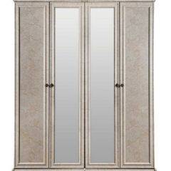 Шкаф 4-х створчатый (2+2) с Зеркалом Афина (крем корень) в Миассе - miass.mebel24.online | фото