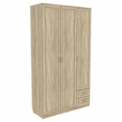 Шкаф для белья со штангой, полками и ящиками арт. 113 в Миассе - miass.mebel24.online | фото