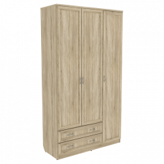 Шкаф для белья со штангой, полками и ящиками арт. 114 в Миассе - miass.mebel24.online | фото