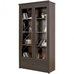 Шкаф для книг №667 "Флоренция" Дуб оксфорд в Миассе - miass.mebel24.online | фото