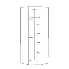 Шкаф для одежды 13.131 Амели в Миассе - miass.mebel24.online | фото 2