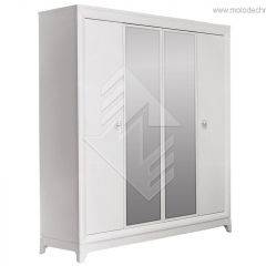 Шкаф для одежды Сабрина (ММ-302-01/04) с зеркалами в Миассе - miass.mebel24.online | фото
