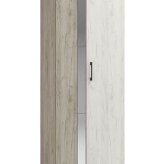 Шкаф Эмма (Дуб Крафт серый/белый) в Миассе - miass.mebel24.online | фото