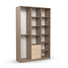 Шкаф комбинированный Дуэт Люкс без зеркала в Миассе - miass.mebel24.online | фото 2