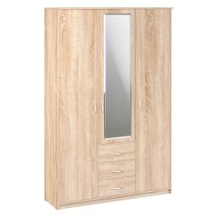 Шкаф комбинированный Дуэт Люкс с зеркалом в Миассе - miass.mebel24.online | фото 2