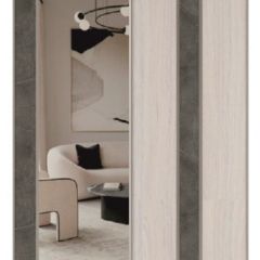 Шкаф-купе 1300 серии SILVER S1+S1+B2+PL2 (2 ящика+1 штанга+1 полка) профиль «Серебро» в Миассе - miass.mebel24.online | фото 8