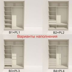 Шкаф-купе 1600 серии SOFT D6+D4+B2+PL2 (2 ящика+1штанга+1 полка) профиль «Капучино» в Миассе - miass.mebel24.online | фото 7