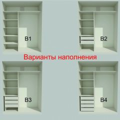 Шкаф-купе 1700 серии NEW CLASSIC K2+K2+B2+PL2(2 ящика+1 штанга+1 полка) профиль «Капучино» в Миассе - miass.mebel24.online | фото 7